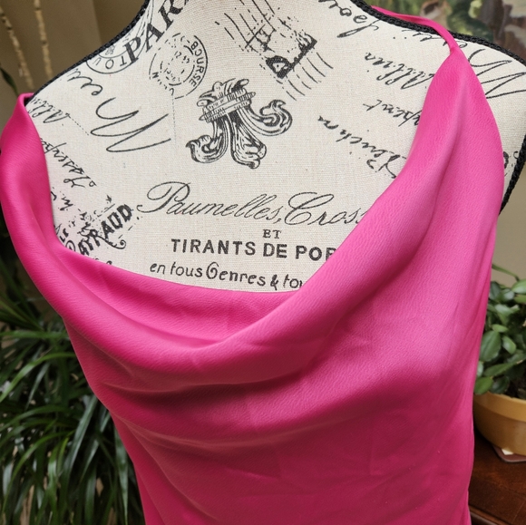 NEW WITH TAGS NORDSTROM Magenta slip dress. Size large.This is a perfect.dress - Picture 5 of 8